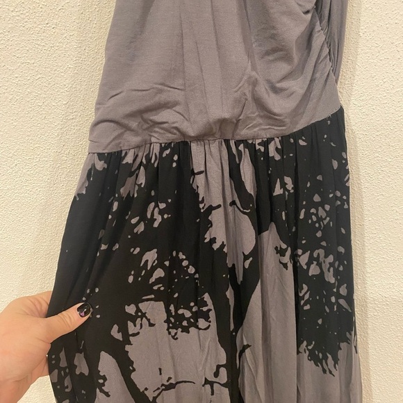 Gado Gado Tree Print One Shoulder Maxi Dress Size Small EUC - Picture 3 of 4